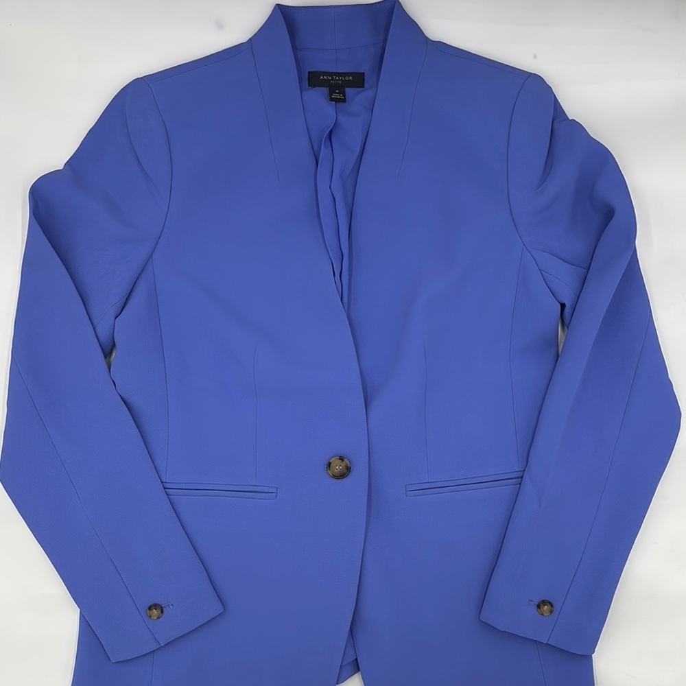 Ann Taylor Long Cutaway Blazer